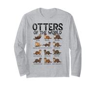 Nutria bebé Linda nutrias del Mundo Manga Larga