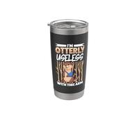 Nutria con brazo en cabestrillo - fractura de clavícula Vaso térmico de acero inoxidable de doble pared