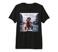 Nutria para Hombres, Mujeres, niños, niñas, We Ride At Dawn Cute Camiseta Premium