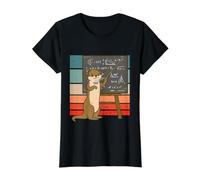 Nutria Profesor Profesor Enseñando Matemáticas Matemáticas Camiseta gráfica económica, Mujer, Negro, M