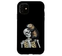 Nutria Rata Esqueleto Halloween Carcasa para iPhone 11