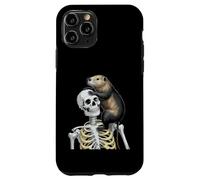 Nutria Rata Esqueleto Halloween Carcasa para iPhone 11 Pro