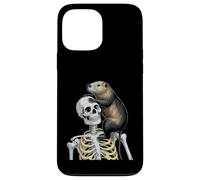 Nutria Rata Esqueleto Halloween Carcasa para iPhone 13 Pro MAX