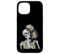 Nutria Rata Esqueleto Halloween Carcasa para iPhone 15