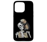Nutria Rata Esqueleto Halloween Carcasa para iPhone 15 Pro MAX