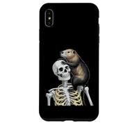 Nutria Rata Esqueleto Halloween Carcasa para iPhone XS MAX