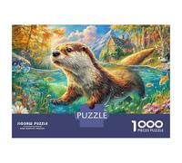 Nutria Rompecabezas 1000 Piezas,Puzzle Difícil para La Familia - Tiempo De Calidad Y Diversión 52x38cm/1000pcs