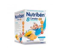 Nutribén® 8 cereales con miel y galletas 600g