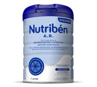 Nutribén AR AntiReflujo y AntiRegurgitación, Desde el primer día, 800g | Sin aceite de palma. Espesada con goma de semilla de algarrobo y enriquecida con alfa-lactoalbúmina. Bajo supervisión médica.