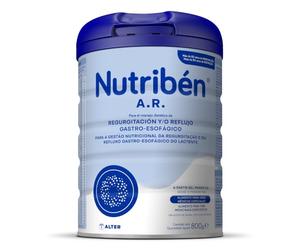 Nutribén AR AntiReflujo y AntiRegurgitación, Desde el primer día, 800g | Sin aceite de palma. Espesada con goma de semilla de algarrobo y enriquecida con alfa-lactoalbúmina. Bajo supervisión médica.