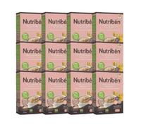 Nutribén Cereales Bebé Multicereales Eco Sin Azúcares +6 Meses, 12x300g