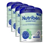 Nutribén Confort 2 - Leche en Polvo Bebé Anticólicos y Antiestreñimiento desde el Sexto Mes | Fuente de Aminoácidos y Péptidos | sin Aceite de Palma | con Cacito Dosificador | 1 Bote de 800g