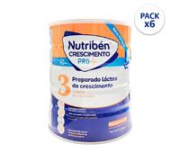 Nutribén Crecimiento Pro+ 3 800g Pack 6 unidades