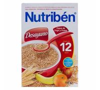 Nutribén Desayuno Copos Trigo y Frutas 750 gramos - Desayuno Completo y Equilibrado, Cereales