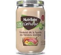 Nutribén Eco Potito, Verduras de la Huerta con Ternera, 235g