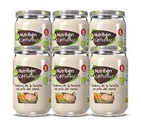 Nutribén Eco Potitos Arroz con Pollo de Corral Sin Gluten +6 Meses, 6x235g | Ingredientes 100% ECO. Sin conservantes, almidones, huevo ni aceite de palma. Sin sal ni azúcares añadidos. Textura ligera.