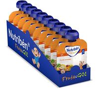 Nutribén Fruta & Go Frutas Variadas Bolsitas Fruta Bebé +12 Meses, 10x90g