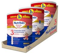 Nutribén Innova 3 Leche de Crecimiento +12 Meses, Formato Ahorro 3x1kg