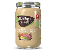 Nutribén Pack de 18 EcoPotitos De Verduras de la Huerta con Ternera - Ingredientes ecológicos- Desde Los 6 Meses (18x235 gr.)