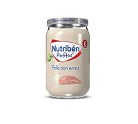 Nutribén Pack de 18 Potitos De Pollo con Arroz Desde Los 6 Meses (18x235gr)