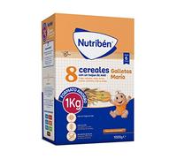 Nutribén Papilla 8 Cereales, Miel y Galletas María +6m 1000 gr Formato Ahorro