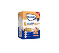 Nutriben Papilla 8 Cereales Galletas Maria con Toque de Miel, 600g | Con 11 vitaminas y 2 minerales, fuente de vitaminas A y C para el sistema inmune y de energía para su desarrollo