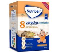 Nutribén Papilla 8 Cereales Miel con Leche Adaptada - 600 g