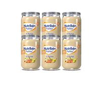 Nutribén Potitos 4 Frutas Sin Gluten +6 Meses, 6x235g