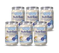 Nutribén Potitos Bechamel Lenguado y Merluza Sin Gluten +6 Meses, 6x235g
