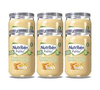 Nutribén Potitos Crema de Calabaza y Queso Sin Gluten +6 Meses, 6x235g