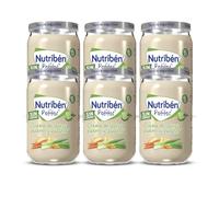 Nutribén Potitos Crema de Patata, Puerro y Zanahoria +6 Meses, 6x235g