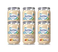 Nutribén Potitos de Bechamel con Lenguado y Merluza | Desde los 6 Meses | Pack de 6 x 235 gr | Sin gluten | Sin almidones | Sin Huevo y Sin LECHE