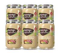 Nutribén Potitos Eco Verduras de Huerta y Ternera Sin Gluten +6Meses 6x235g | Ingredientes 100% ECO. Sin almidón, huevo, leche ni aceite de palma. Sin sal ni azúcares añadidos. Textura ligera.