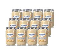Nutribén Potitos Frutas y Galleta Sin Gluten +6 Meses, 12x235g