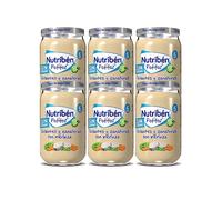 Nutribén Potitos Guisantes y Zanahoria con Merluza +6 Meses, 6x235g