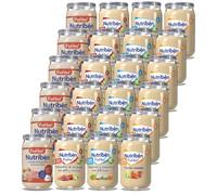 Nutribén Potitos Pack 24 Carne, Pescado, Fruta Sin Gluten +6 Meses, 24x235g