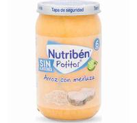 Nutribén Potitos Sin Almidones Arroz Merluza +6m 235 g