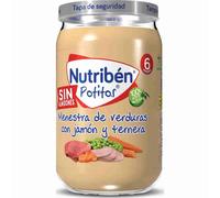 NUTRIBEN JAMÓN TERNERA Y VERDURAS POTITO 235GR