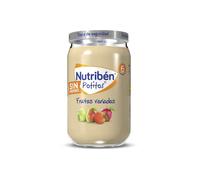 Nutribén Potitos, Tarrito de Frutas Variadas, Para Bebés a partir de 6 Meses, Sin Almidones, Sin Azúcares Añadidos, 235 g