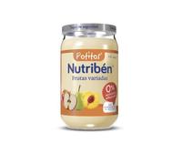 Nutribén Potitos, Tarrito de Frutas Variadas, Para Bebés a partir de 6 Meses, Sin Almidones, Sin Azúcares Añadidos, 235 g