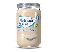 Nutribén Potitos Sin Almidones Arroz con Merluza +6m 235g
