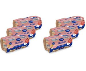 Nutribén Potitos | Tarrito Introducción de Menestra de Verduras con Pavo | Para Bebés a partir de 4 Meses | Sin Almidones | Sin Azúcares Añadidos | Sin Gluten | 3 Packs de 2 Unidades de 120g | 720g