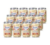 Nutribén Potitos Verduritas, Pollo y Ternera Sin Gluten +6 Meses, 12x235g