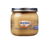 Nutribén Tarro 4 Meses, Manzana Naranja Plátano y Galleta 120g