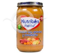 Nutriben ternera patatas y zanahor. 235g