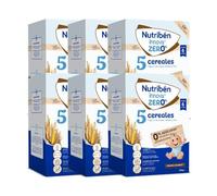 Nutribén ZERO 0% 5 Cereales Integrales Sin Azúcares Añadidos, 500g, 6m+