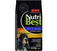 Picart Nutribest 7+ - Pienso para perros mayores de 7 años - Pollo y arroz - Cantidad: 3 kg