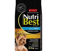 Picart Nutribest Mini - Pienso para perro adulto pequeño - Pollo y arroz - Cantidad: 3 kg