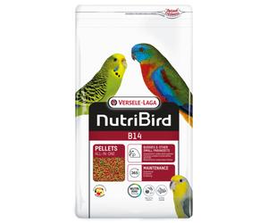 NutriBird B14 - Alimento de mantenimiento para periquitos y otros pájaros pequeños - Versele-Laga - Cantidad: 3 kg