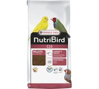 NutriBird C15 - Alimento de mantenimiento para aves silvestres y exóticas - Versele-Laga - Cantidad: 10 kg
